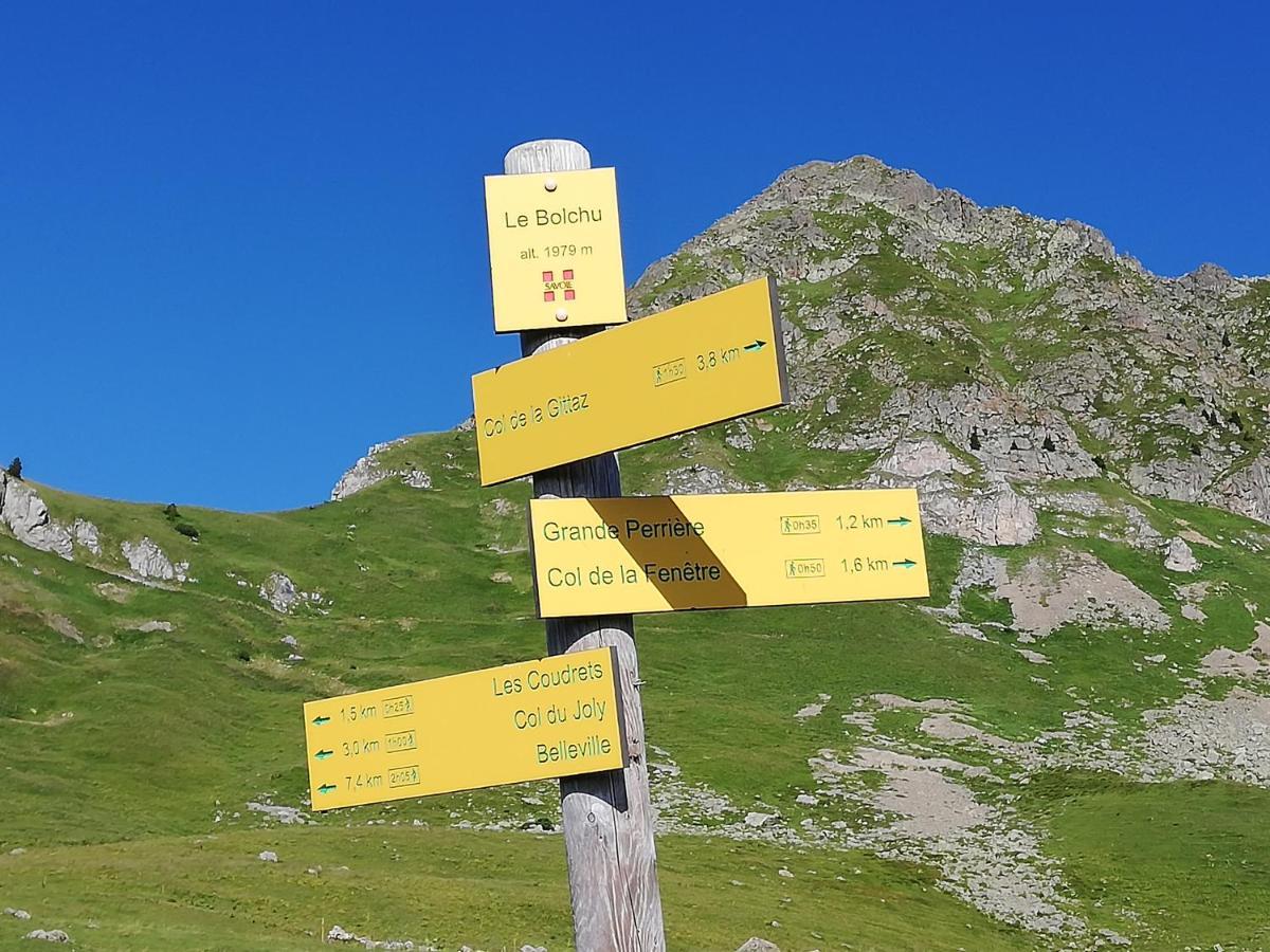 Chambres Et Tables D'Hotes Le Choton A Nono - Col Du Joly Beaufortain Hauteluce Exterior photo